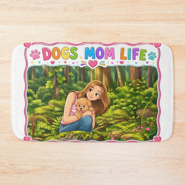 Item preview, Dogs Mom Life – Cute Puppy Forest Adventure designed and sold by kdhill.