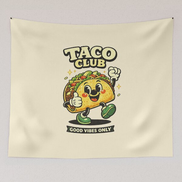 Item preview, Taco Club Good Vibes designed and sold by HoopeStylee.