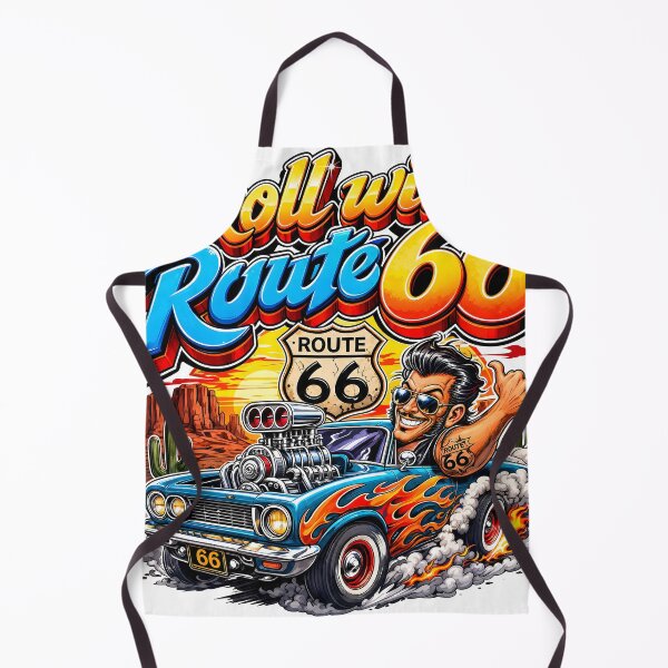 Item preview, I Roll with Route 66 Hot Rod Design designed and sold by castillomiami.