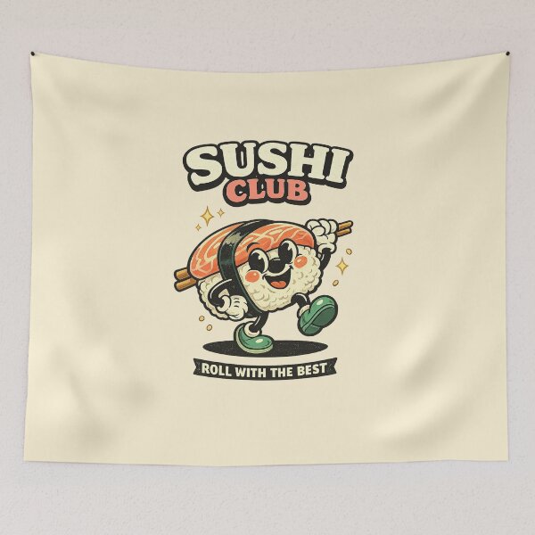 Item preview, Sushi Club Roll With Style designed and sold by HoopeStylee.