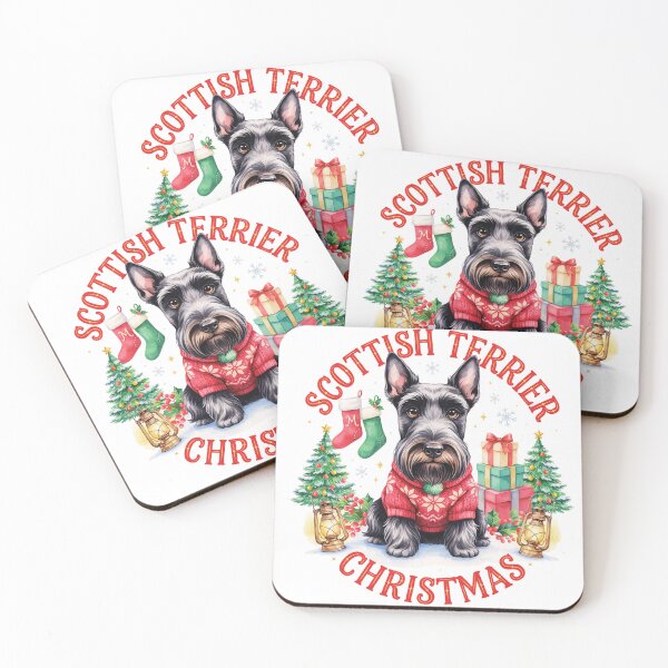Item preview, Scottish Terrier Christmas designed and sold by TheAnimalZ00.
