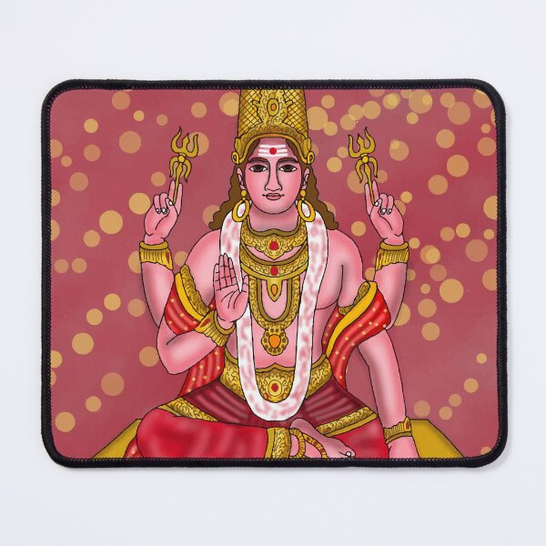 Item preview, Lord Mangal Artwork | Divine Hindu Deity Digital Painting & Spiritual Illustration designed and sold by Harshit_Digital_Arts.