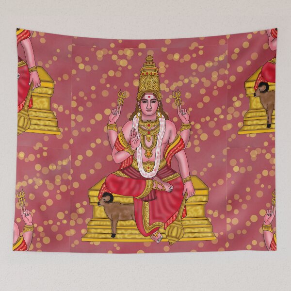Item preview, Lord Mangal Artwork | Divine Hindu Deity Digital Painting & Spiritual Illustration designed and sold by Harshit_Digital_Arts.