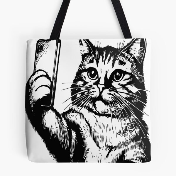 Item preview, Cat selfie funny designed and sold by PhillippDiederi.