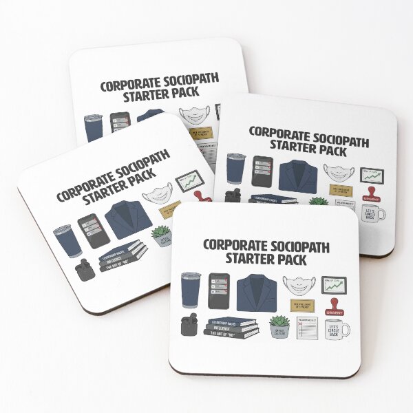 Item preview, Corporate Sociopath Starter Pack designed and sold by tigrootiger.