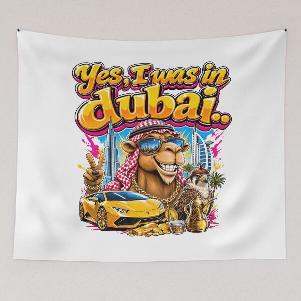 Item preview, Yes I Was in Dubai Camel Travel Design designed and sold by castillomiami.