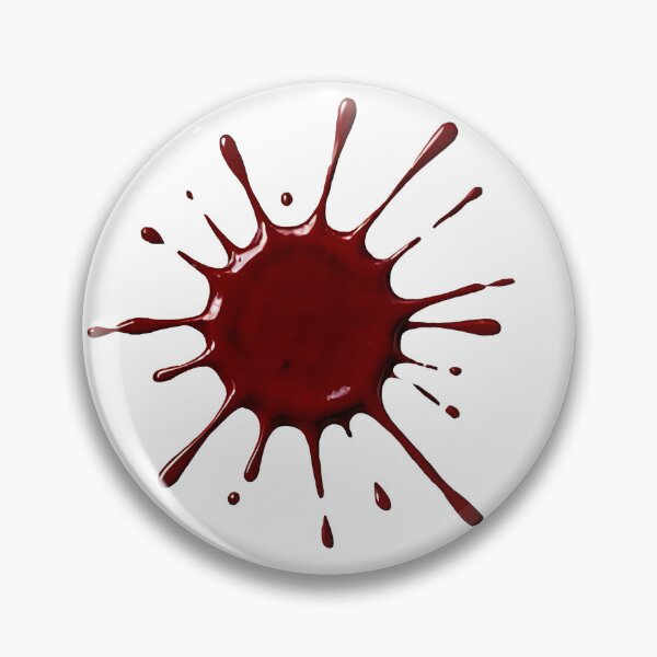 Item preview, Dripping Blood Splatter Burst – Photorealistic Radial Blood Splash Cutout designed and sold by EmeraldeaArt.