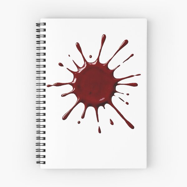 Item preview, Dripping Blood Splatter Burst – Photorealistic Radial Blood Splash Cutout designed and sold by EmeraldeaArt.