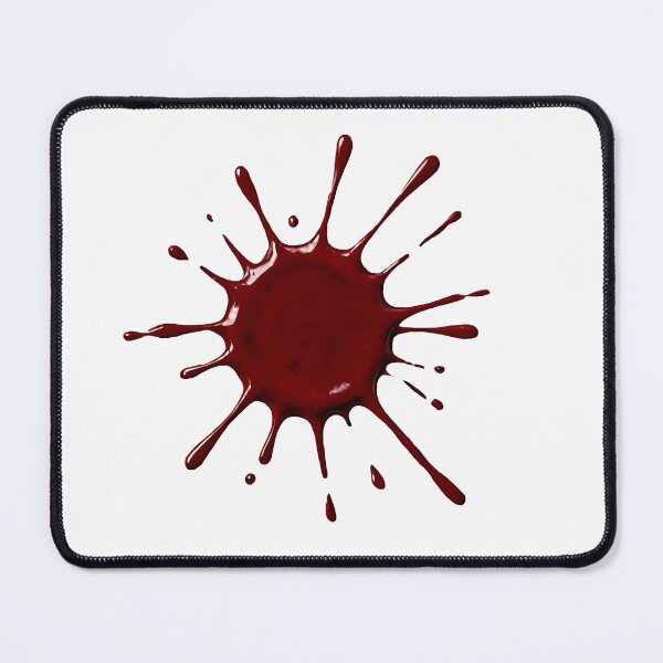 Item preview, Dripping Blood Splatter Burst – Photorealistic Radial Blood Splash Cutout designed and sold by EmeraldeaArt.