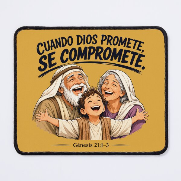 Item preview, When God Promises, He Commits | Genesis 21:1-3 Christian Design Inspired by Abraham, Sarah, and Isaac designed and sold by ByJeffro.