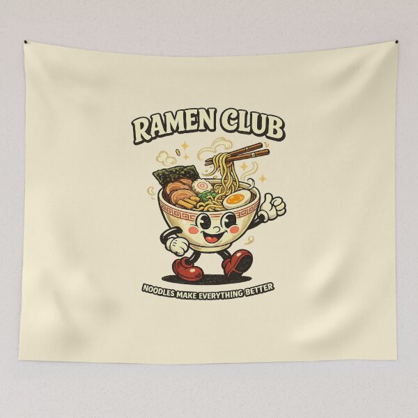 Item preview, Ramen Club Noodle Lovers designed and sold by HoopeStylee.