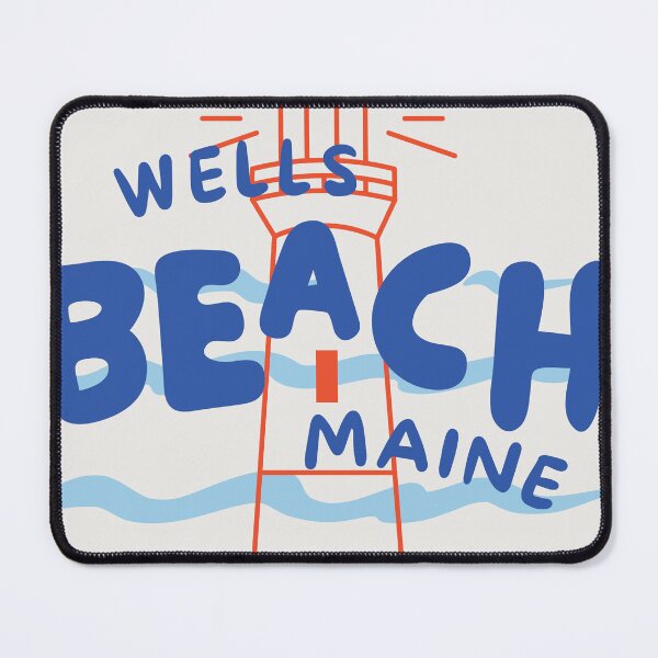 Item preview, Wells Beach Maine Coastal | Lighthouse & Beach Summer designed and sold by createdbyjp.
