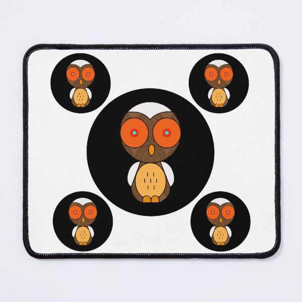 Item preview, Psychedelic Mandala Owl | Cute Tribal Boho Art designed and sold by manojbalan1968.