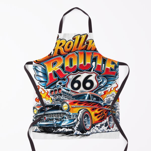 Item preview, I Roll with Route 66 Classic Hot Rod designed and sold by castillomiami.
