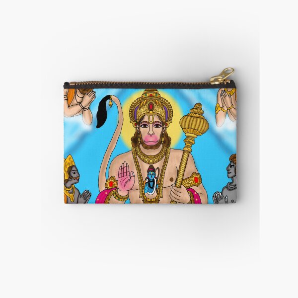 Item preview, Lord Hanuman Artwork | Powerful Hindu God Digital Painting Illustration designed and sold by Harshit_Digital_Arts.
