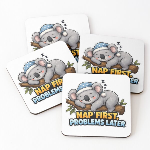Item preview, Nap First Problems Later Cute Koala designed and sold by Herodestroyer.