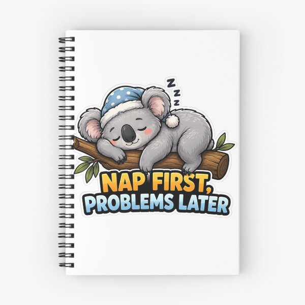 Item preview, Nap First Problems Later Cute Koala designed and sold by Herodestroyer.