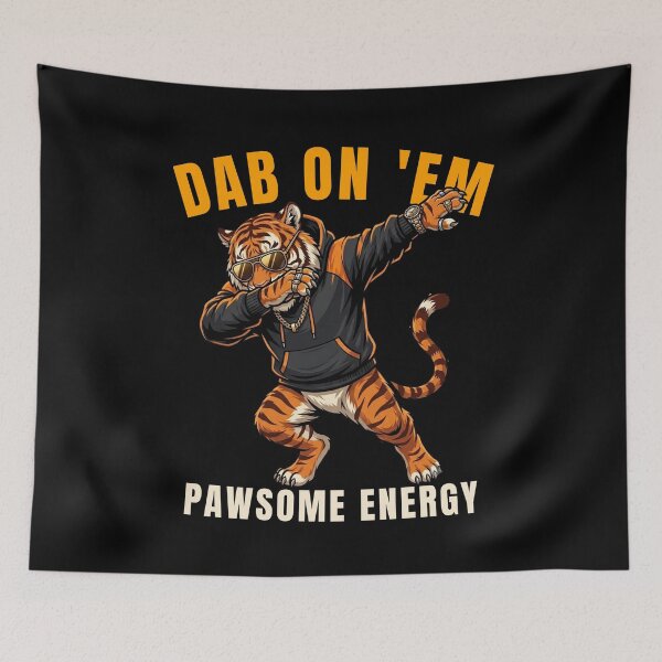 Item preview, Cool Dabbing Tiger Streetwear Sunglasses Funny Dab Meme Gift designed and sold by LeSoniPapaPrint.