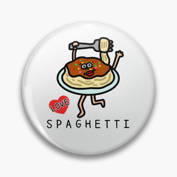 Item preview, Cute I LOVE SPAGHETTI designed and sold by kanaehonkawa.