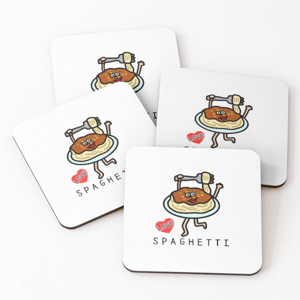 Item preview, Cute I LOVE SPAGHETTI designed and sold by kanaehonkawa.