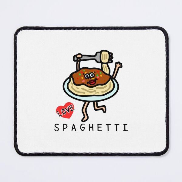 Item preview, Cute I LOVE SPAGHETTI designed and sold by kanaehonkawa.