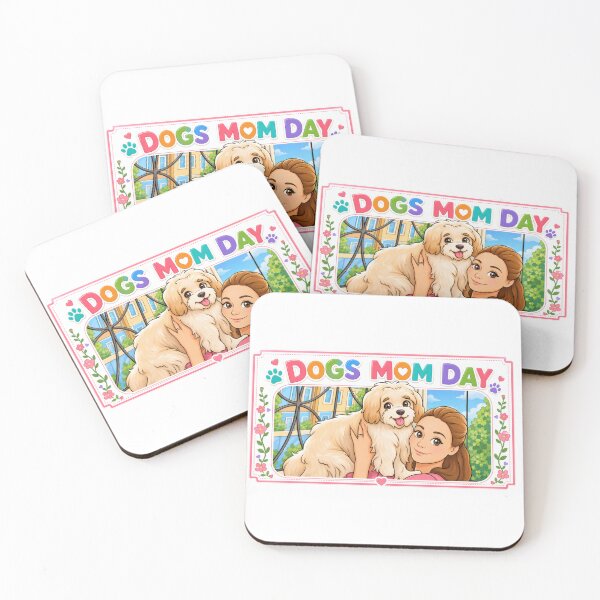 Item preview, Dogs Mom Day – Fluffy Companion Window View designed and sold by kdhill.