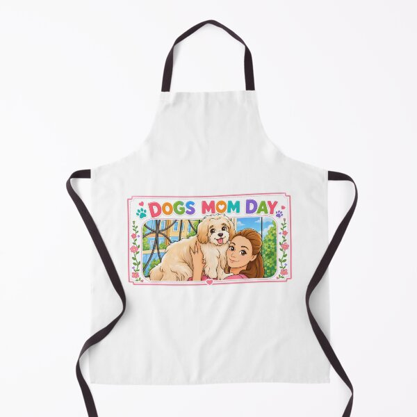 Item preview, Dogs Mom Day – Fluffy Companion Window View designed and sold by kdhill.
