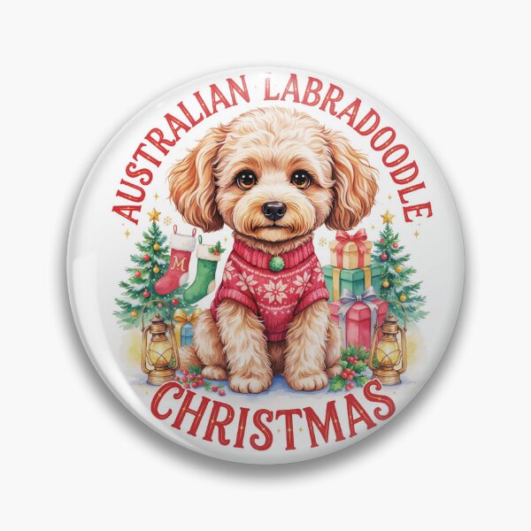 Item preview, Australian Labradoodle Christmas designed and sold by TheAnimalZ00.