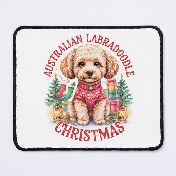 Item preview, Australian Labradoodle Christmas designed and sold by TheAnimalZ00.