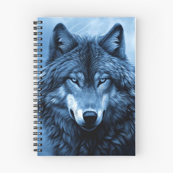Item preview, Blue Wolf Fantasy Art With White-Silvery Accents' designed and sold by DEC02.
