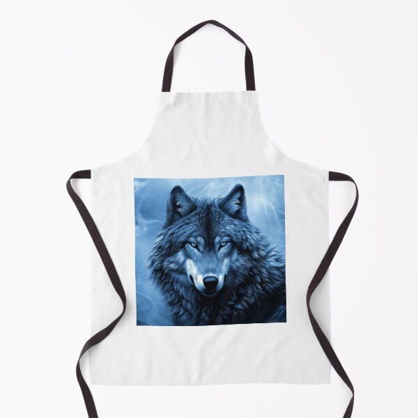 Item preview, Blue Wolf Fantasy Art With White-Silvery Accents' designed and sold by DEC02.