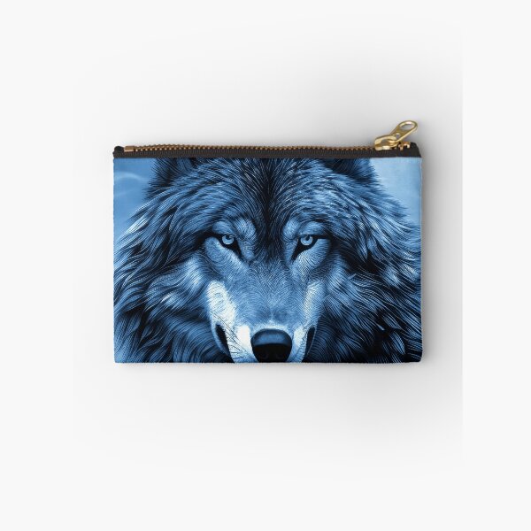 Item preview, Blue Wolf Fantasy Art With White-Silvery Accents' designed and sold by DEC02.