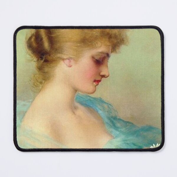 Item preview, Portrait of a Woman in Blue designed and sold by tomorrowsart.