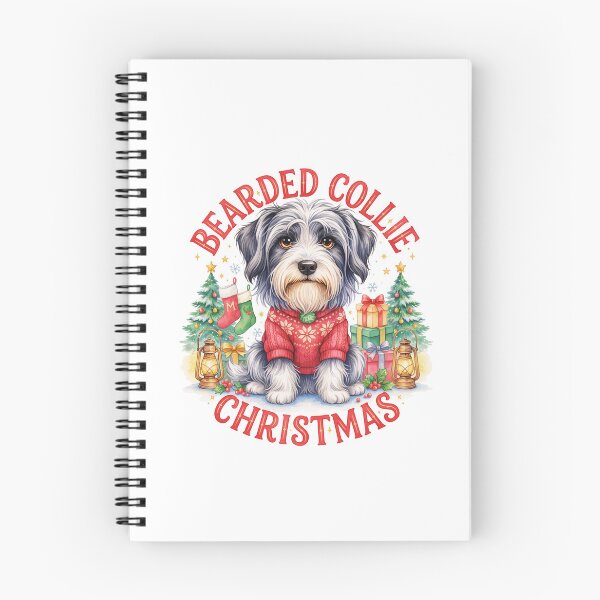 Item preview, Bearded Collie Christmas designed and sold by TheAnimalZ00.
