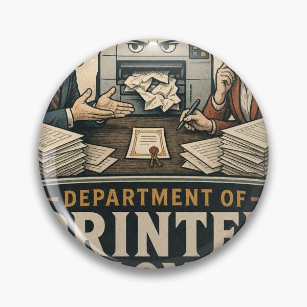 Item preview, Department of Printer Diplomacy designed and sold by wayjan.