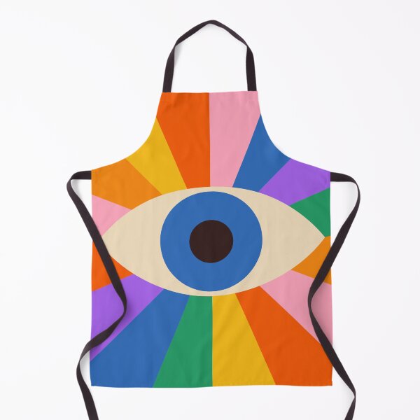 Item preview, Bauhaus Mid Century Modern Rainbow Geometric Eye designed and sold by Volt Junkies.