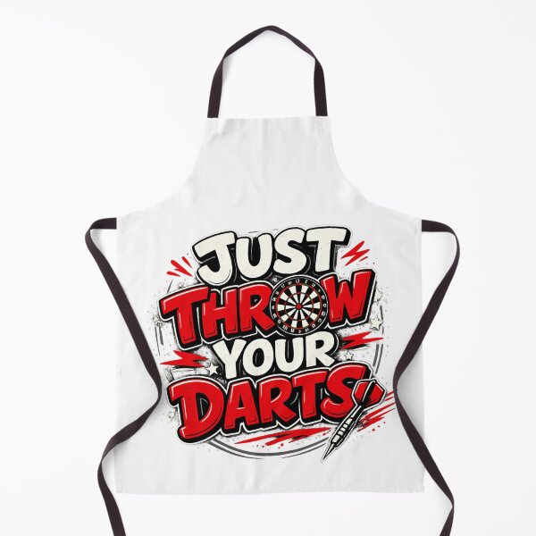 Item preview, Just Throw Your Darts | Funny Dartboard Player Design designed and sold by Lasheets.