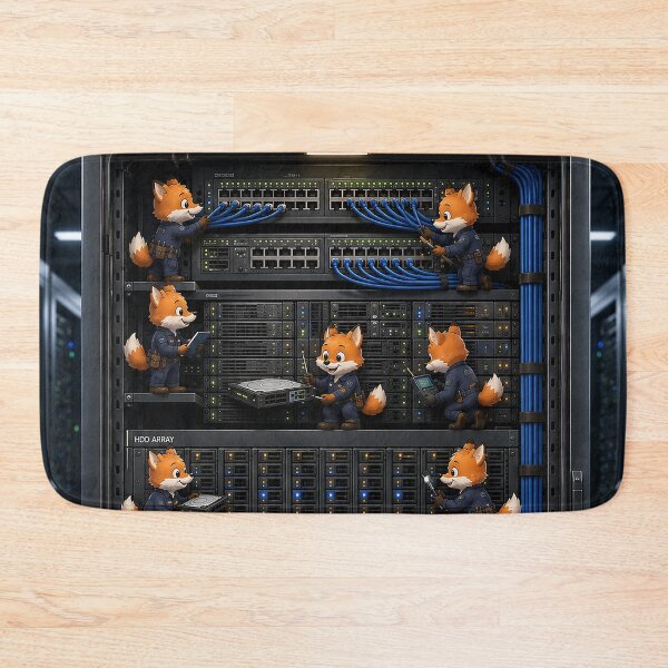 Item preview, Fox Powered Server Rack designed and sold by nikkolaus.