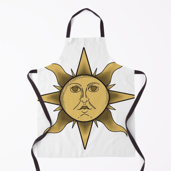 Item preview, Medieval Fantasy Sun Illustration designed and sold by sleepyheadedbb.