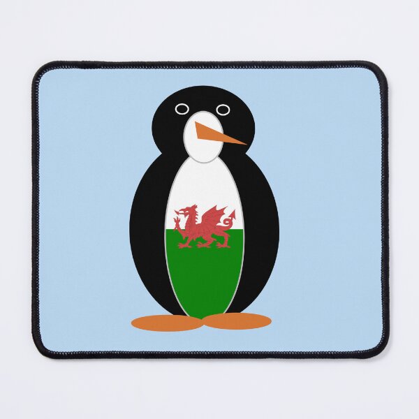 Item preview, Ms. Penguin Baner Cymru Pengwin Wales Flag Design designed and sold by AuntieShoe.