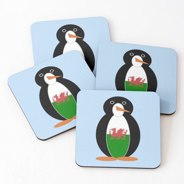 Item preview, Ms. Penguin Baner Cymru Pengwin Wales Flag Design designed and sold by AuntieShoe.