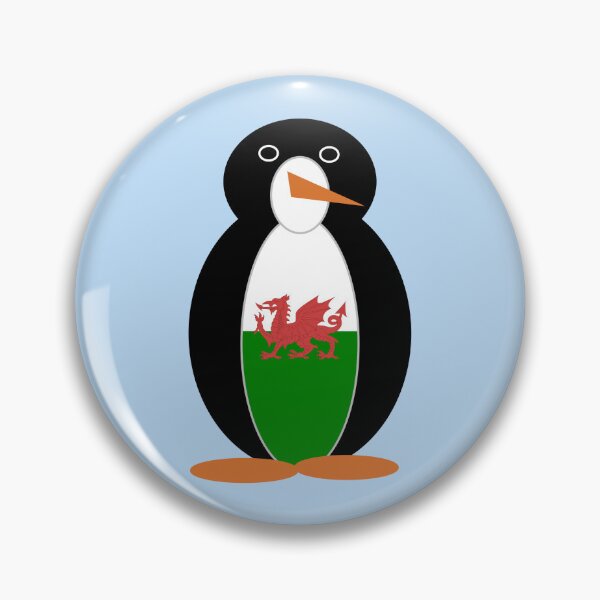 Item preview, Ms. Penguin Baner Cymru Pengwin Wales Flag Design designed and sold by AuntieShoe.