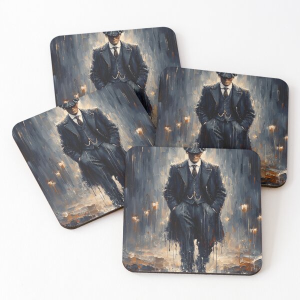 Item preview, Thomas Shelby Oil Painting – Peaky Blinders Inspired Moody Portrait designed and sold by FoundryHouse.