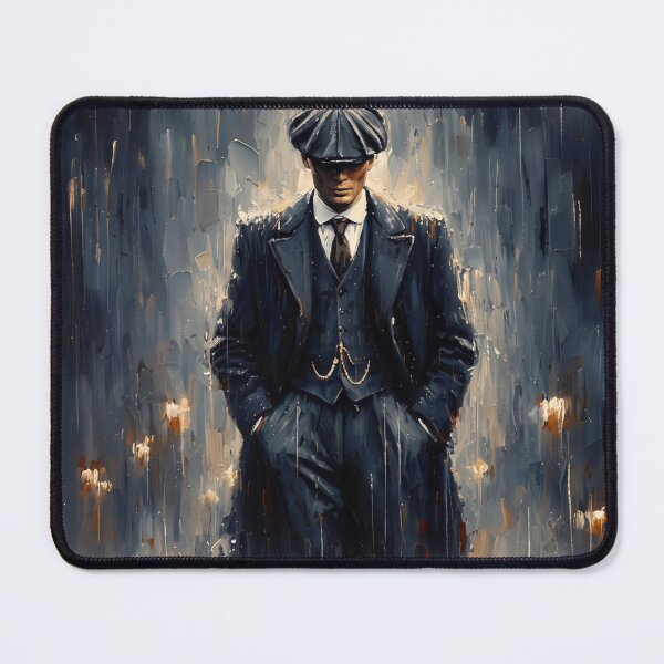 Item preview, Thomas Shelby Oil Painting – Peaky Blinders Inspired Moody Portrait designed and sold by FoundryHouse.