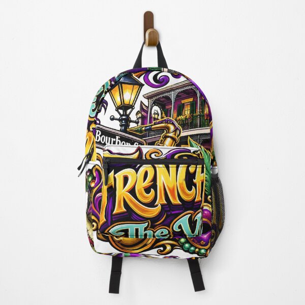 Item preview, French Quarter New Orleans Mardi Gras Design designed and sold by castillomiami.