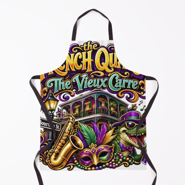 Item preview, French Quarter New Orleans Mardi Gras Design designed and sold by castillomiami.