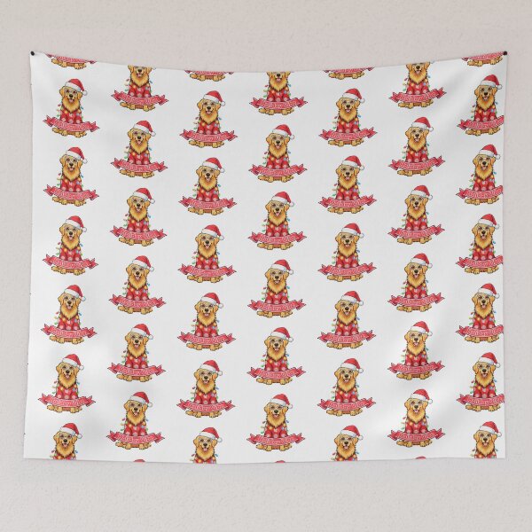Item preview, Cute Golden Retriever Christmas designed and sold by TheAnimalZ00.