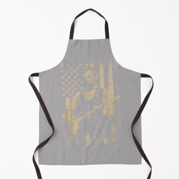 Item preview, abe Lincoln Playing Guitar USA Flag 4th July Lincoln Guitar designed and sold by KathieFaugh.