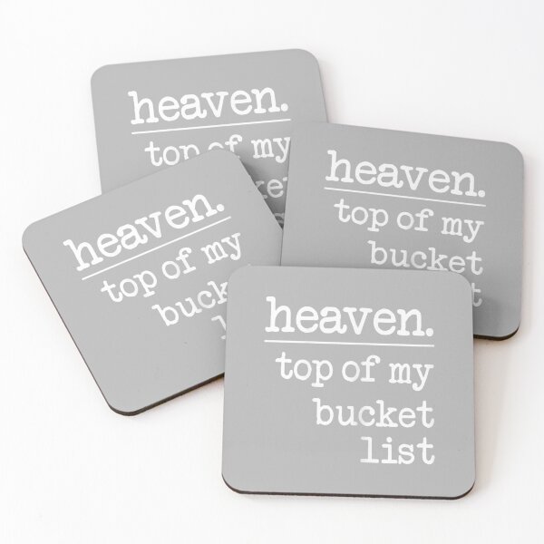 Item preview, Heaven Top of My Bucket List Christian Faith Worshippers designed and sold by ArleneRowe.