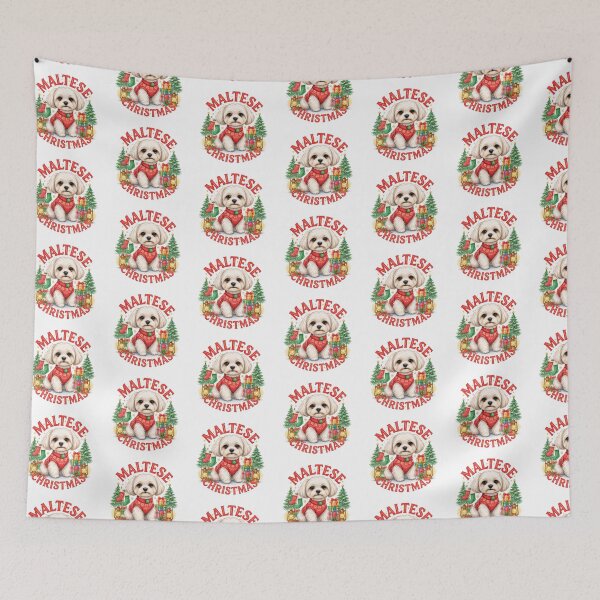 Item preview, Maltese Christmas designed and sold by TheAnimalZ00.